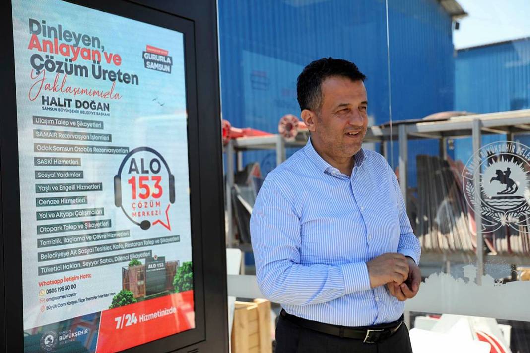 Otobüs beklemek hiç bu kadar 'cool' olmamıştı! Samsun'a dijital duraklar geliyor 1